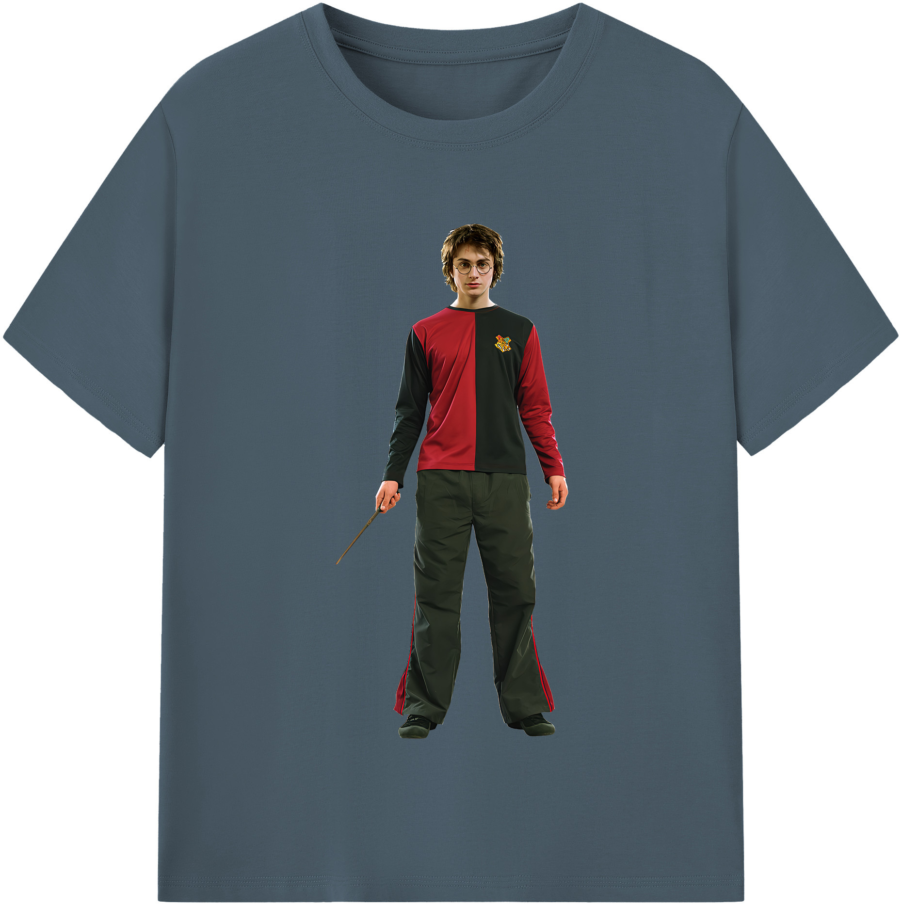 （画像用） Harry Potter ハリー・ポッターシリーズ 綿100％半袖Tシャツ（フロントプリント）